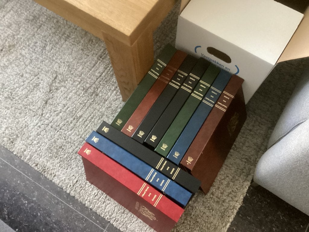 gebruikte Importa fdc Albums met 20 zwarte bladen en Davo go, Postzegels en Munten, Postzegels | Eerstedagenveloppen, Verzenden