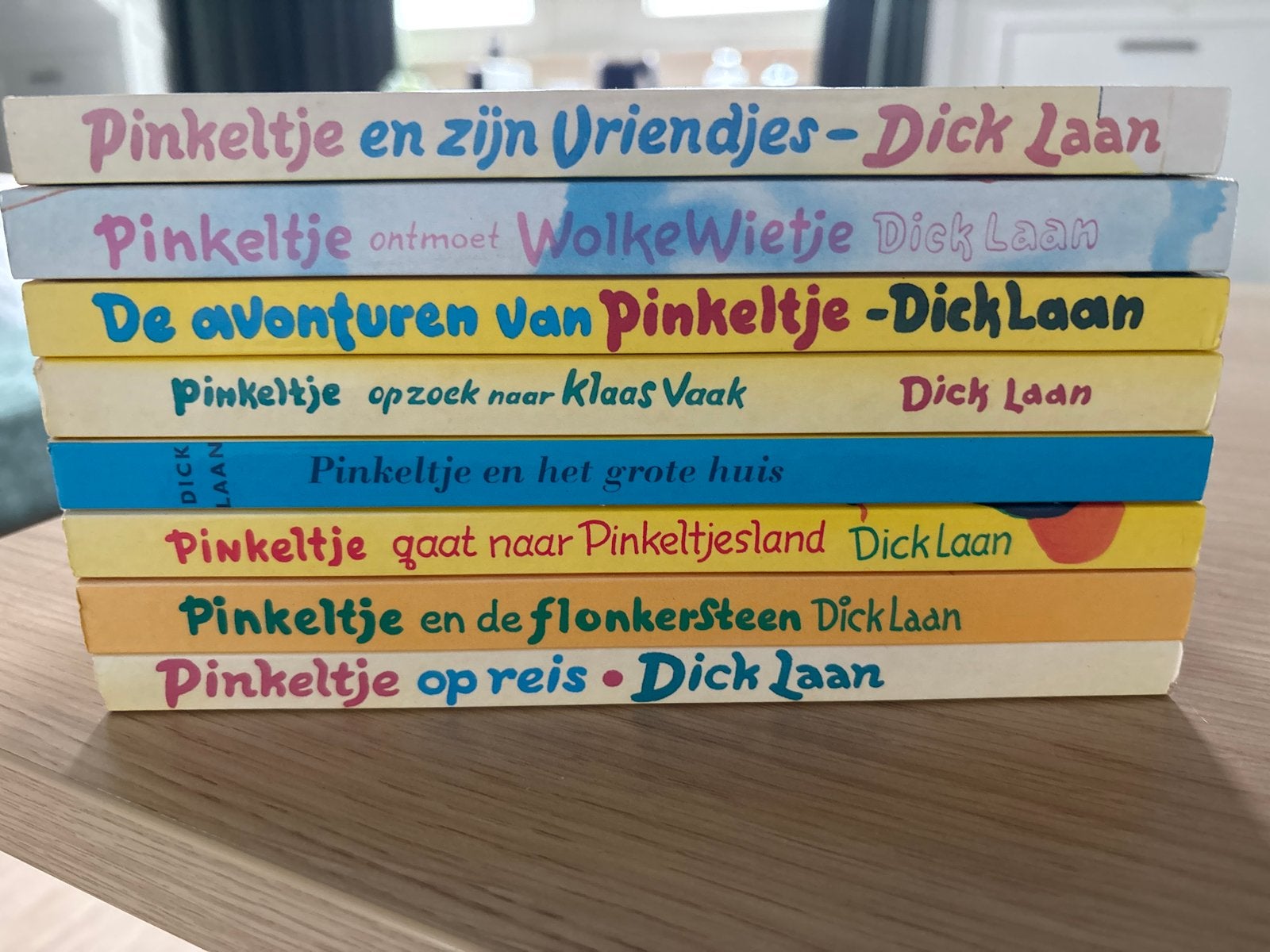 Pinkeltje boekenreeks - 8 delen van Dick Laan, Ophalen of Verzenden, Gelezen, Sprookjes