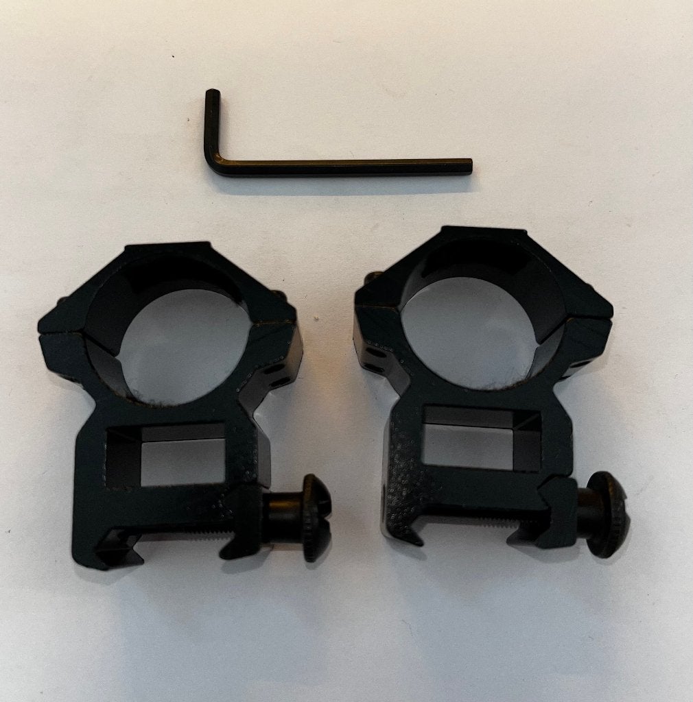 MONTAGERINGEN MOUNTS 25.4mm PICATINNY-WEAVER RAIL 21mm {NR3}, Ophalen of Verzenden, Nieuw