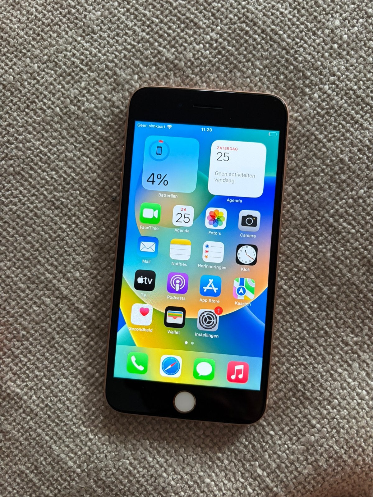 Iphone 8 plus, Ophalen of Verzenden, Zwart, 64 GB, IPhone 8 Plus