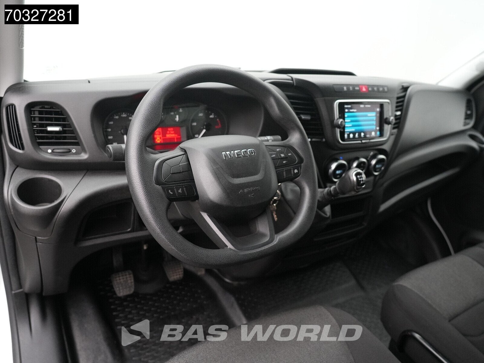 Iveco Daily 35C16 3.0L Laadklep Zijdeur Bakwagen Dubbellucht, Stof, Gebruikt, Euro 6, 4 cilinders