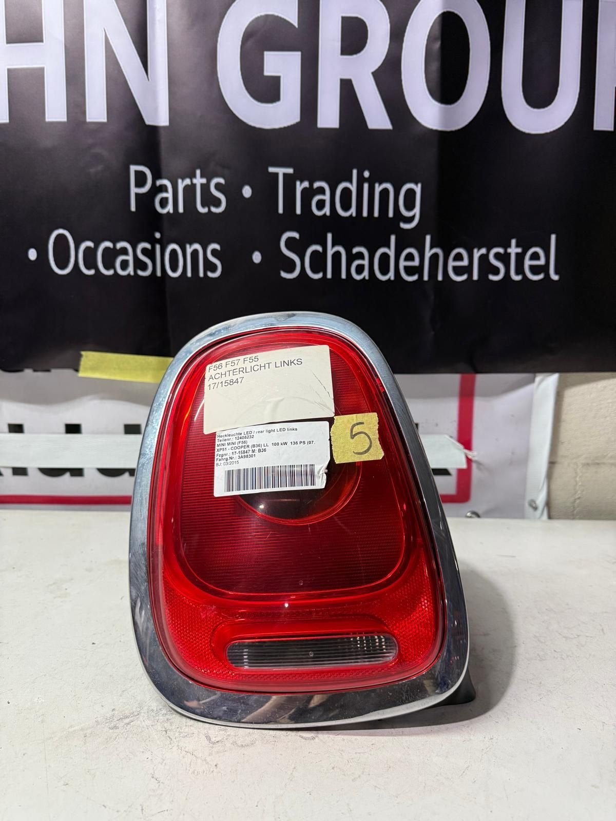Mini Cooper F57 achterlicht, Gebruikt, -, -, Ophalen of Verzenden
