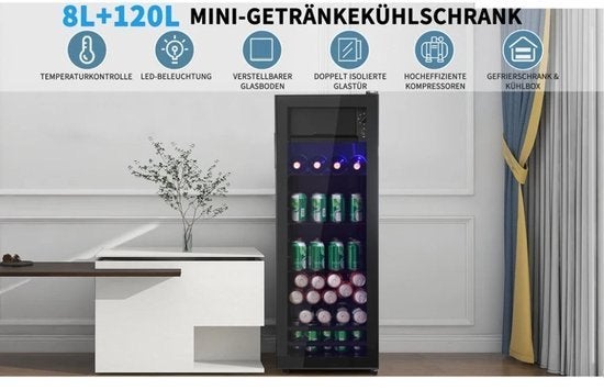 Mini Koelkast – Minibar – Kleine Koeler – Compacte Koelkast, Corvance B.V., Verzenden, Nieuw, Corvancebol@gmail.com