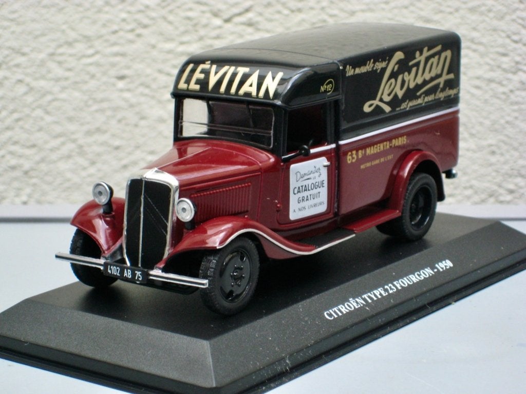 Citroen Type 23U Lévitan 1950 Altaya Utilitaires 1:43, Hobby en Vrije tijd, Ophalen of Verzenden, Nieuw, Auto, Overige merken