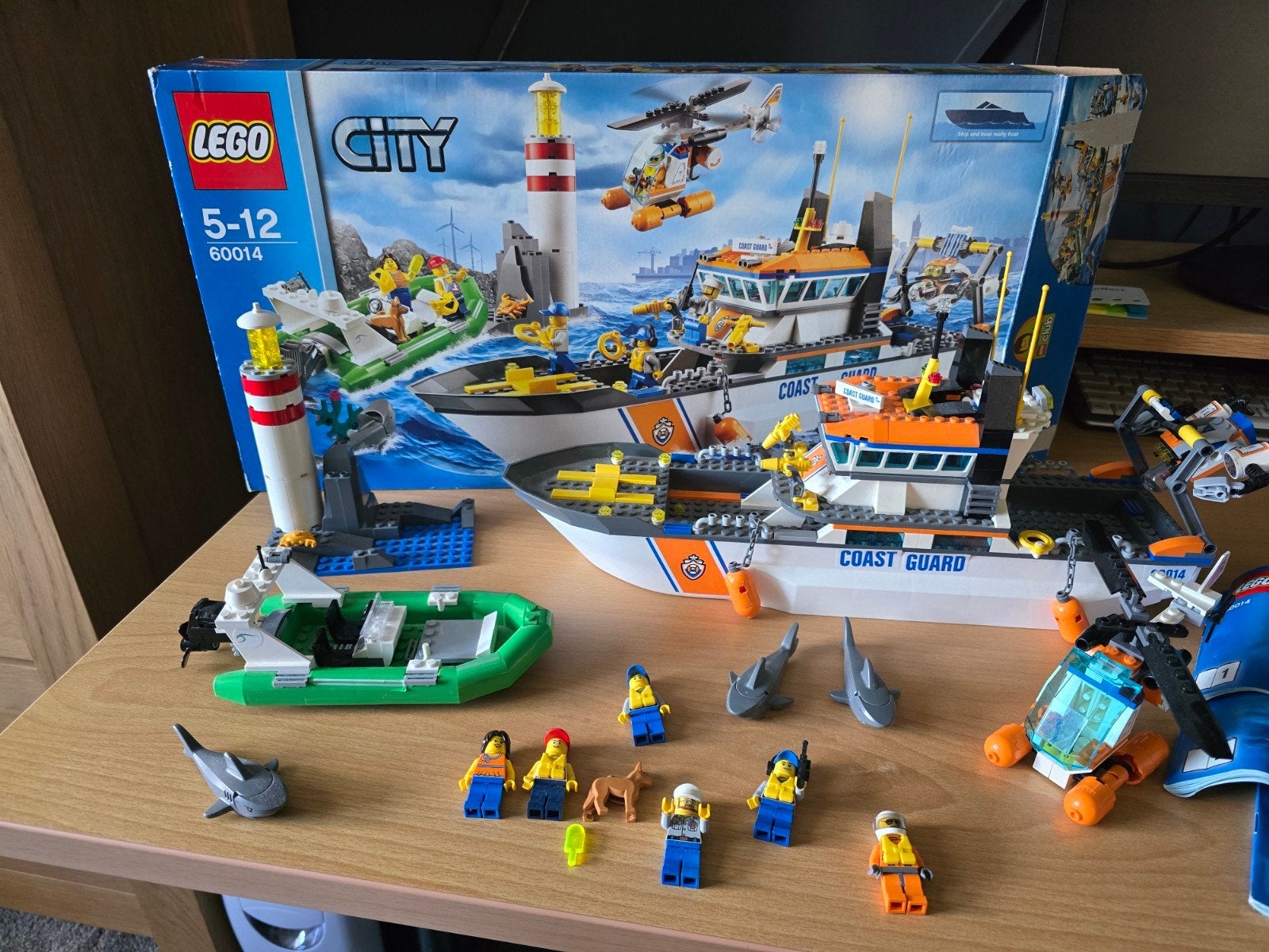 LEGO City Coast Guard Patrol 60014 Compleet doos en boekjes, Kinderen en Baby's, Speelgoed | Duplo en Lego, City, Lego, Ophalen of Verzenden