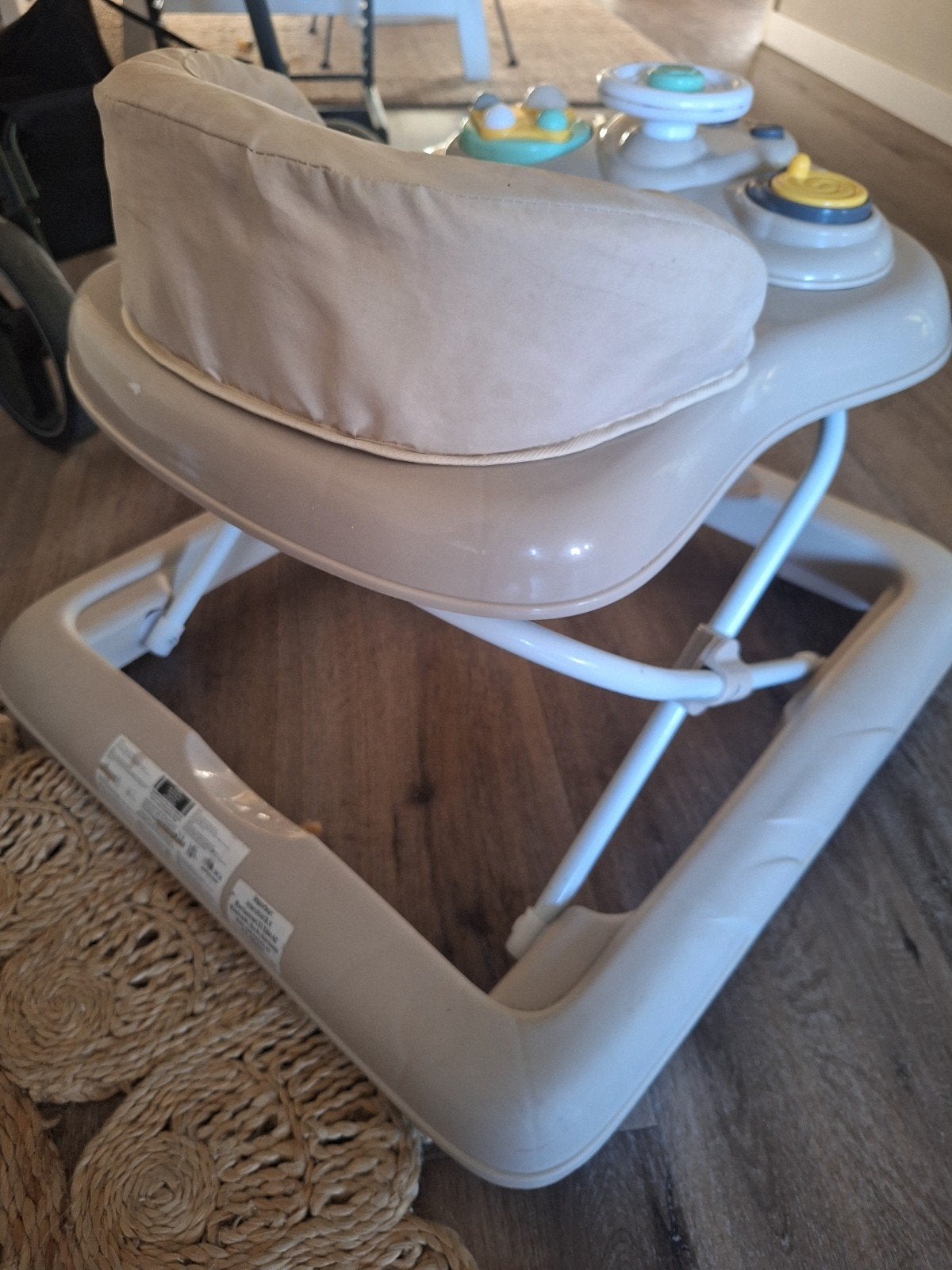 Babywalker met speelblad - Beige, Ophalen of Verzenden