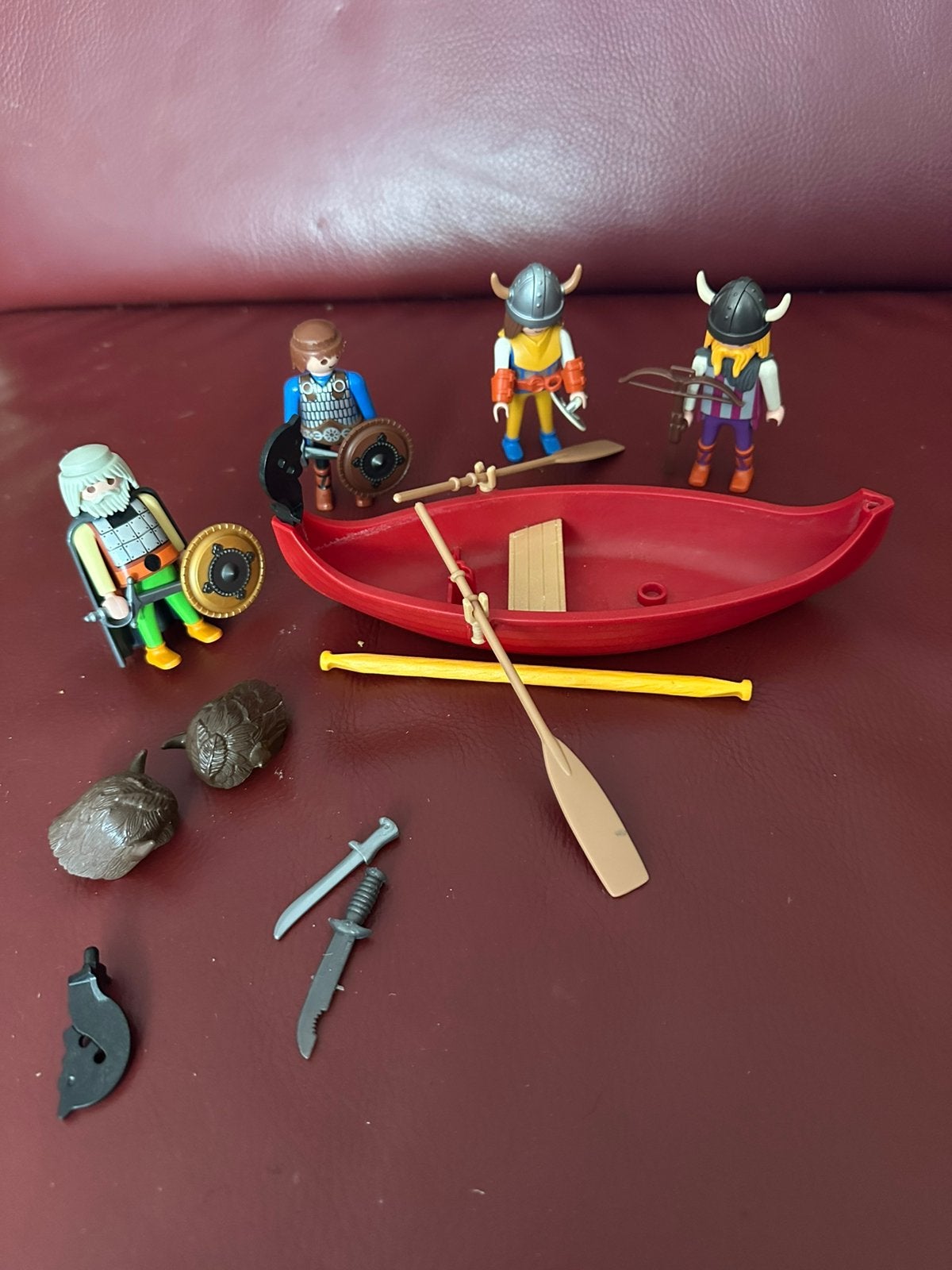 Playmobil Viking set met boot, Ophalen of Verzenden