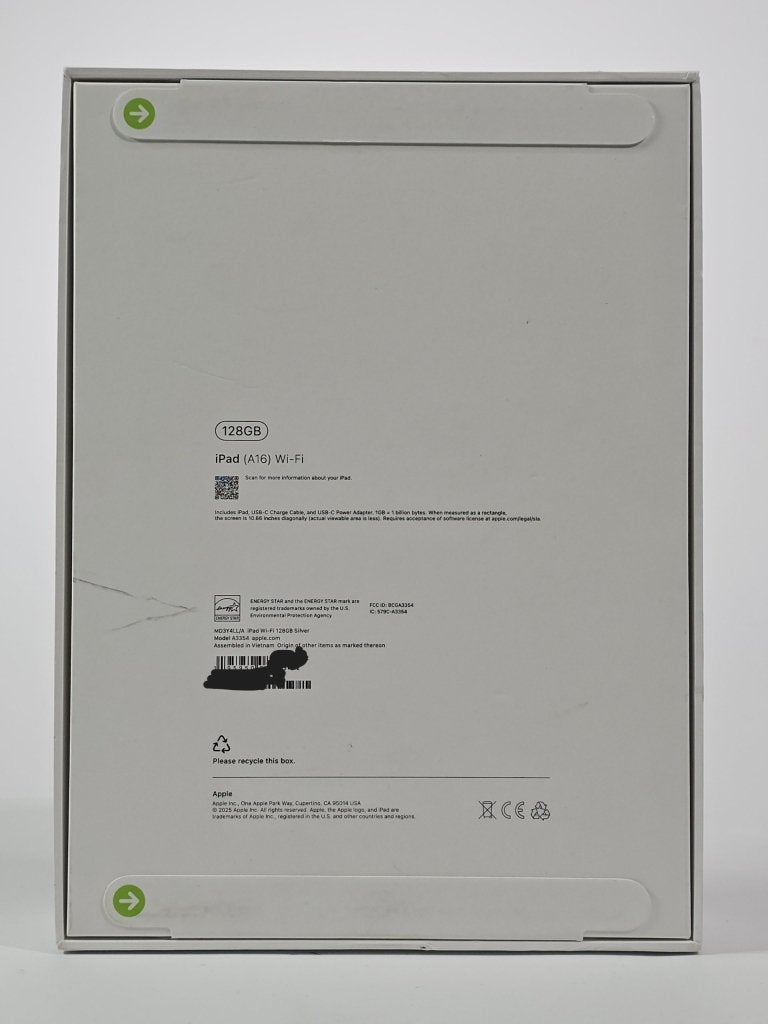 Apple iPad A16 (2025) - 11" - WiFi - 128GB - Silver | Nieuw, Apple iPad, Apple Distribution International, 11 inch, Nieuw