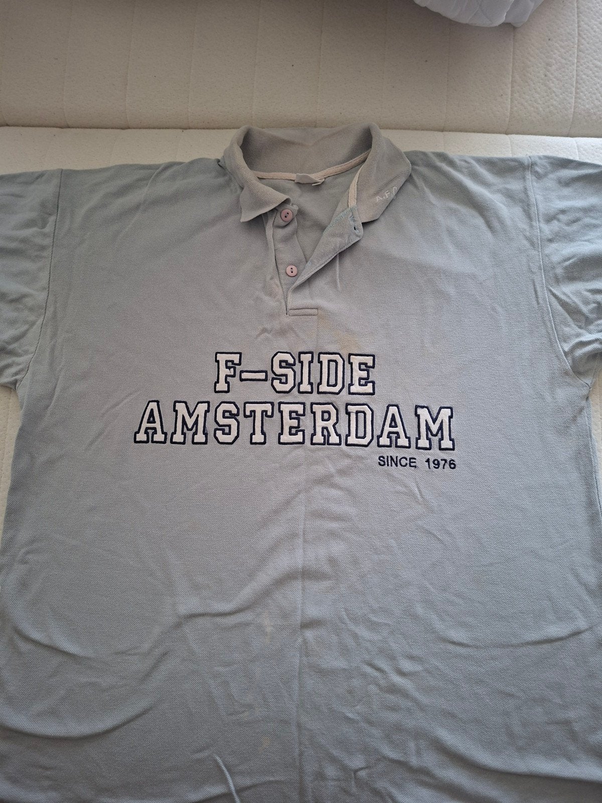 Ajax F-side  Polo  zie tekst, Ophalen of Verzenden, Blauw