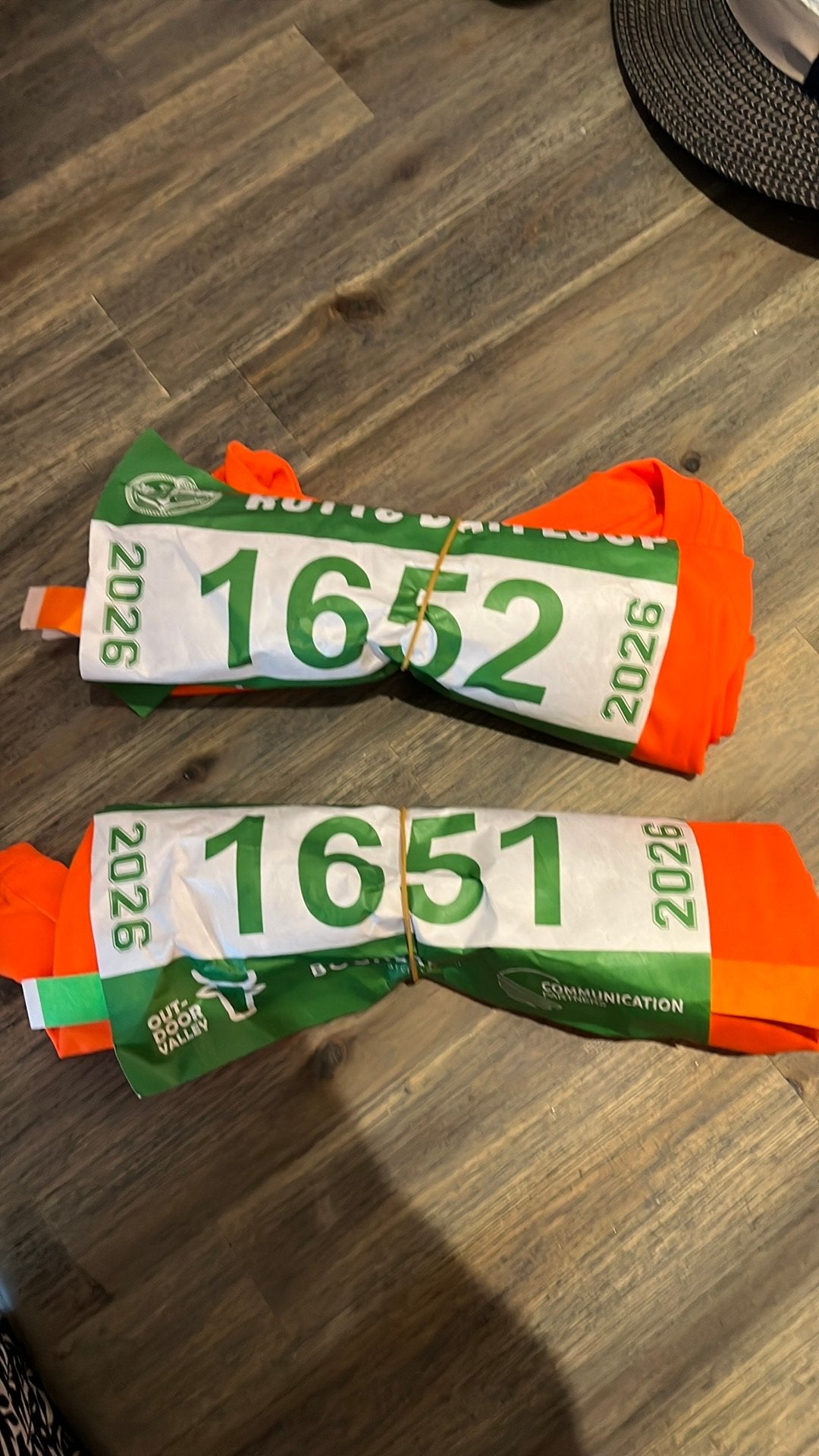 Startbewijzen 5 km Rotte dam loop 2026, Sport en Fitness, Loopsport en Atletiek, Ophalen, Zo goed als nieuw, Overige typen, Overige merken