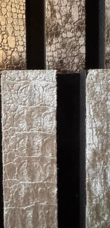 3 Akoestische Panelen met Crocoprint - Eyecatcher voor uw Mu, Ophalen, Minder dan 10 m², Bruin