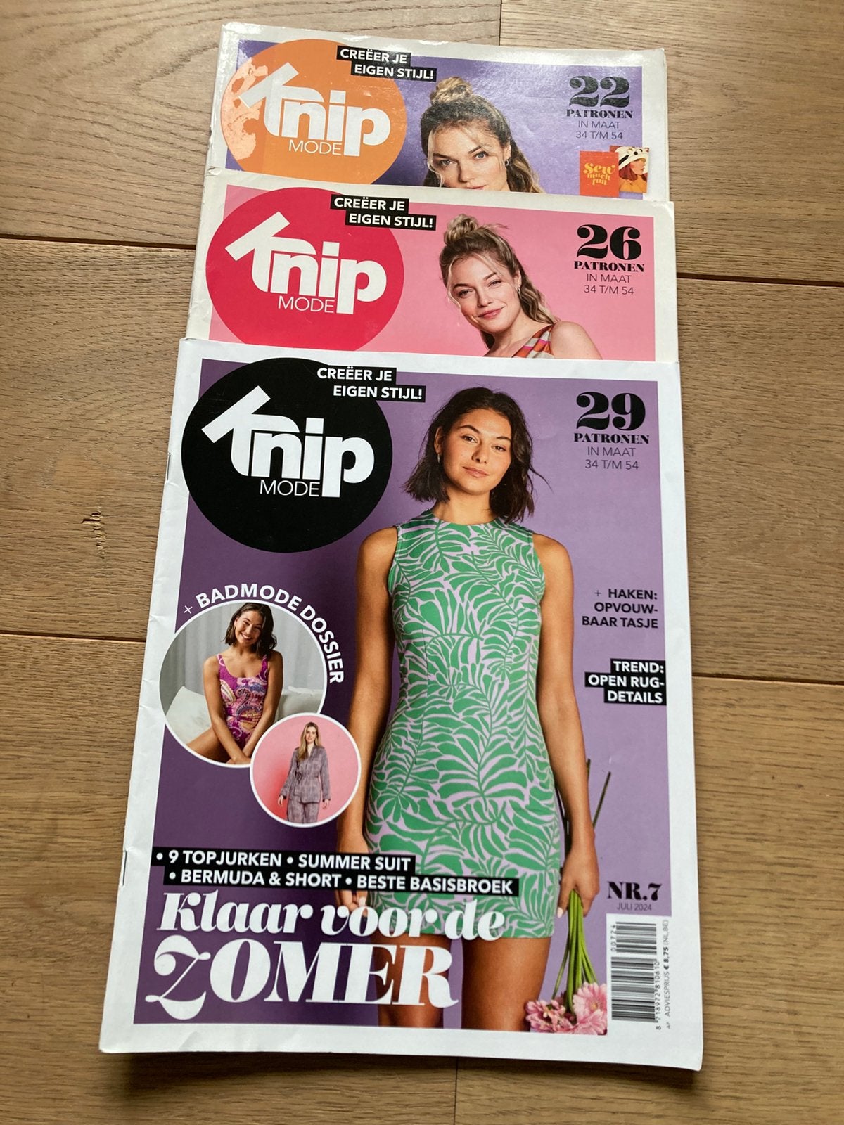 Knip mode tijdschrift volume 5, 6, 7, Ophalen of Verzenden, Zo goed als nieuw, Vrouw, Knipmode