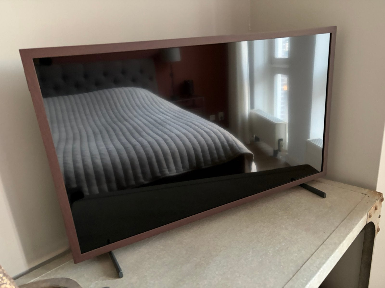 Samsung the frame 32 inch met lijst, Ophalen, Zo goed als nieuw, 50 Hz, Samsung