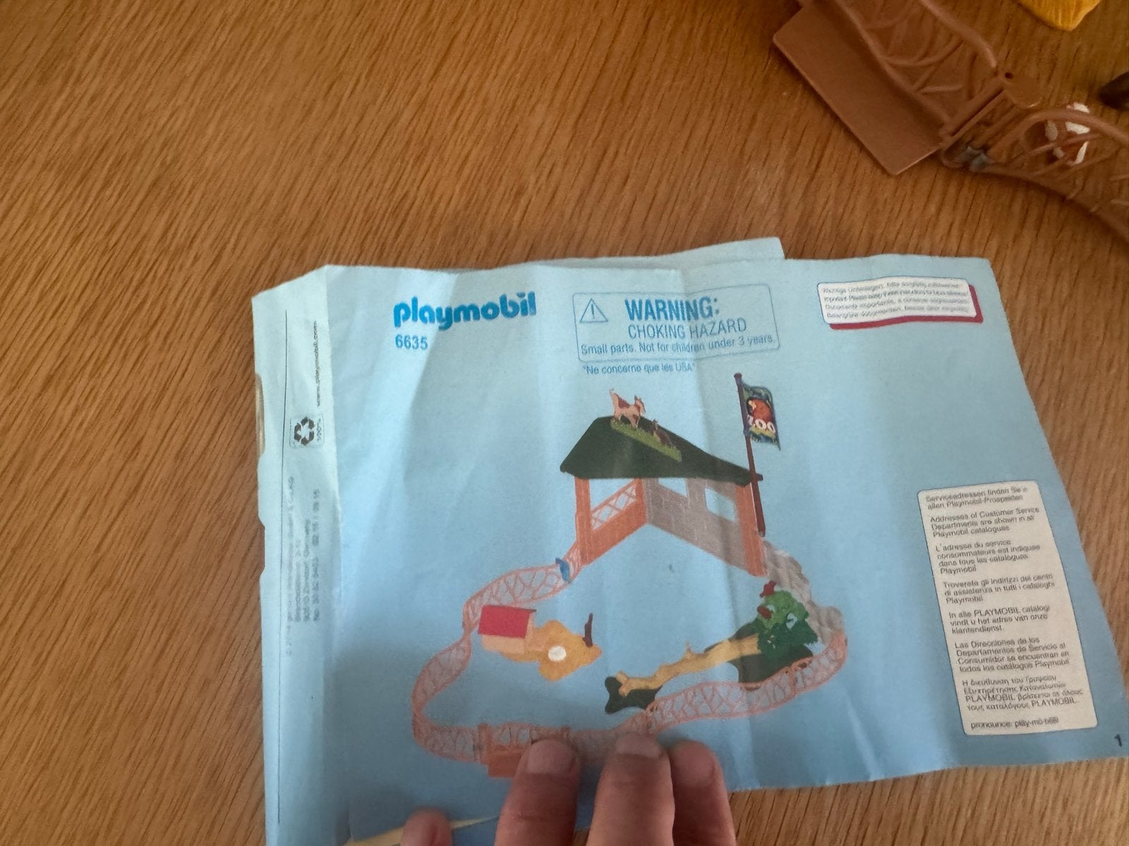 Playmobil 6635 Zoo Dierenverblijf met veel dieren, Ophalen, Wild life, Gebouw, Complete set