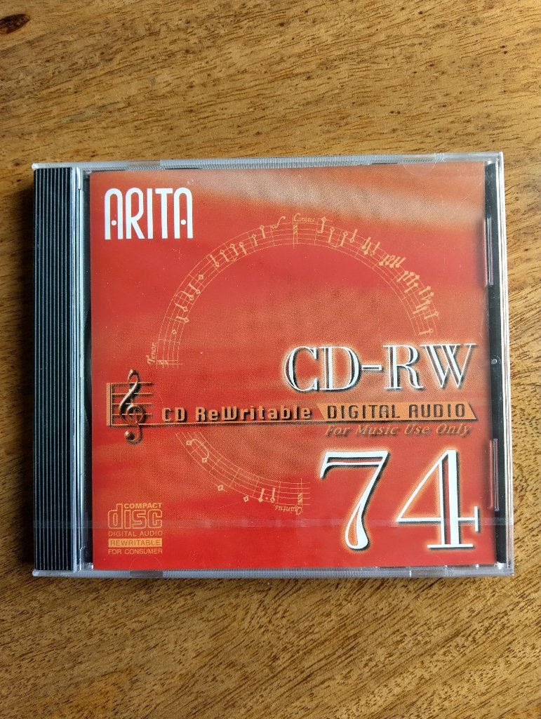 ARITA CD-RW 74Min AUDIO * Geschikt Voor Audio CD Recorders *, Computers en Software, Beschrijfbare discs, Nieuw, Cd, Herschrijfbaar