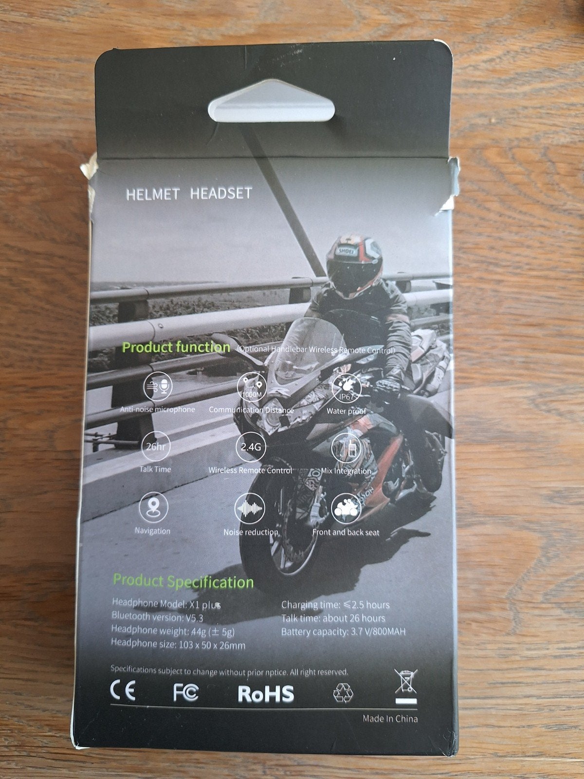 Helm headset voor navigatie, telefoon en communicatie, Ophalen of Verzenden, Zo goed als nieuw