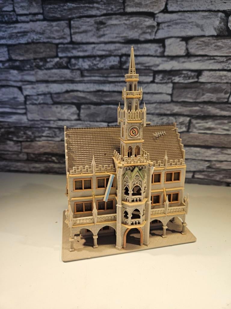 Stadhuis historisch gebouw N spoor trein 1:160, Overige merken, Gebruikt, Gelijkstroom of Wisselstroom, Brug, Tunnel of Gebouw