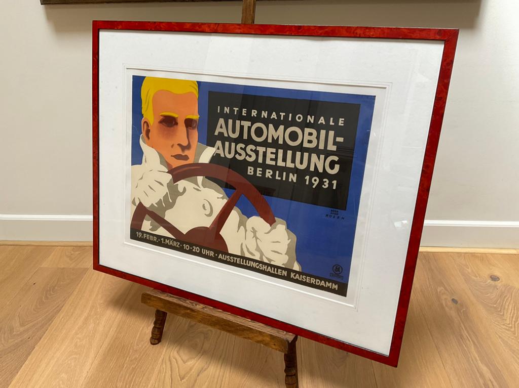 Poster: Automobil- Ausstellung Berlin 1931, Ophalen of Verzenden