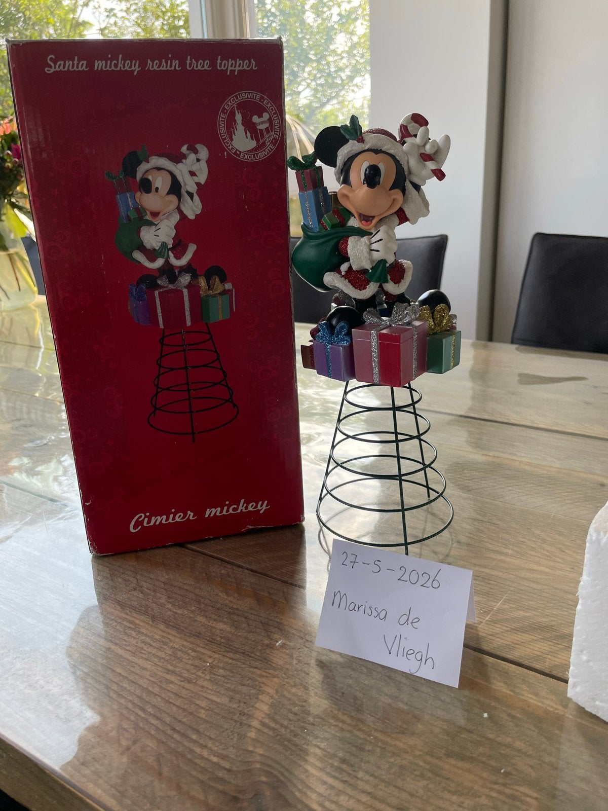 Treetopper Mickey Mouse, Diversen, Kerst, Ophalen of Verzenden, Zo goed als nieuw
