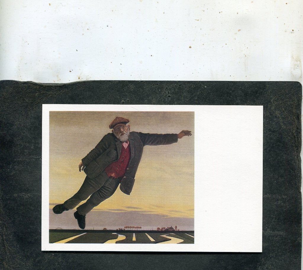 Ansicht H. Berserik - Zelfportret boven de polder, Verzenden, 1980 tot heden, Ongelopen