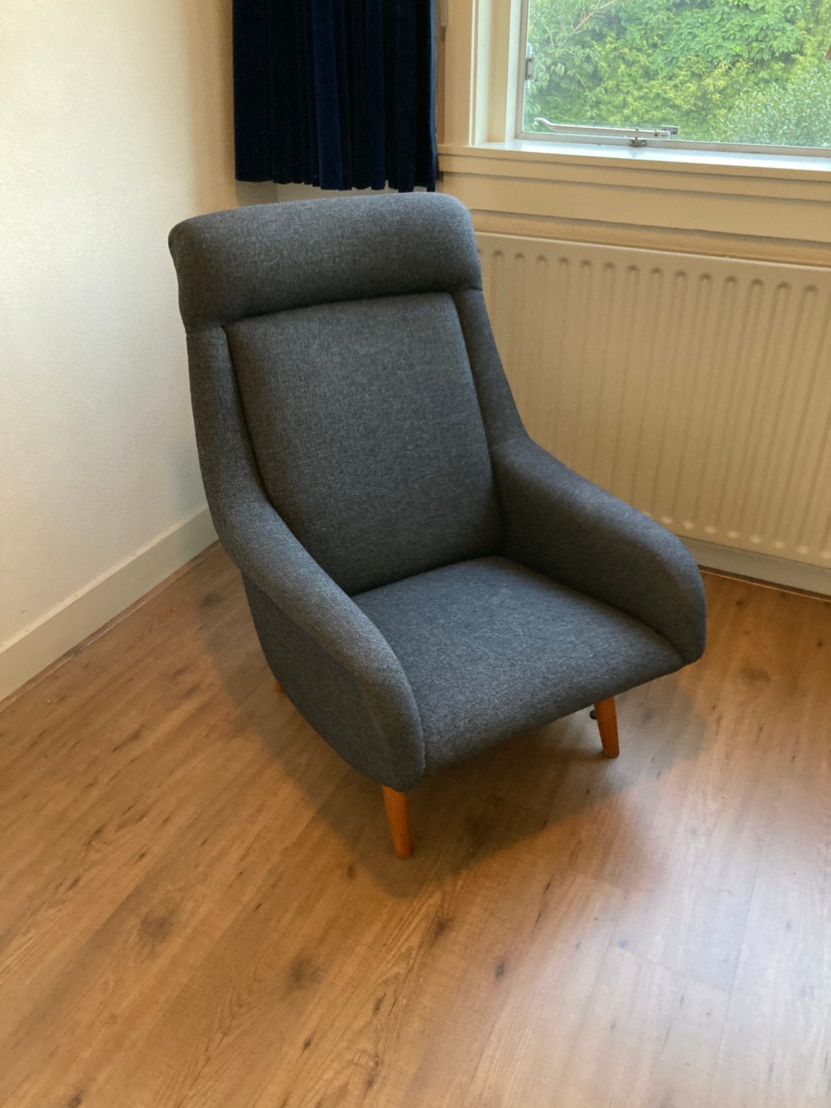 Lounge fauteuil Bengt Ruda gerestaureerd, Huis en Inrichting, Fauteuils, 75 tot 100 cm, Ophalen of Verzenden, Zo goed als nieuw
