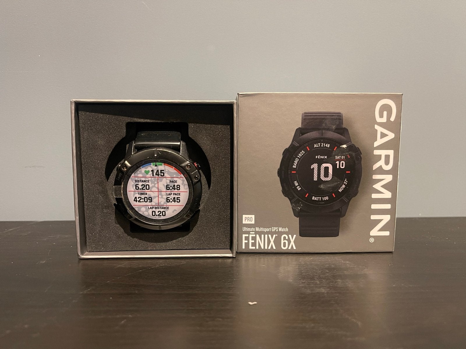 Garmin Fenix 6 X Pro Smartwatch 51mm, Gebruikt, Zwart, Ophalen of Verzenden, Waterdicht