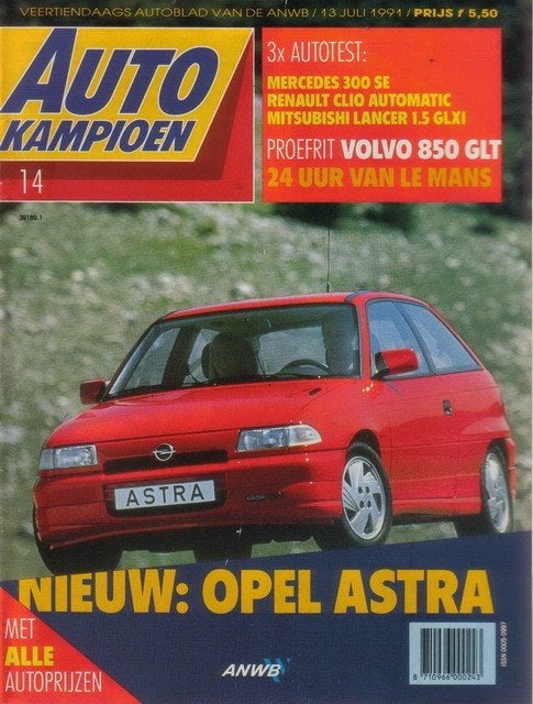 Autokampioen 14 1991 : Volvo 850 GLT - Mercedes Benz 300 SE, Ophalen of Verzenden, Gelezen, Algemeen