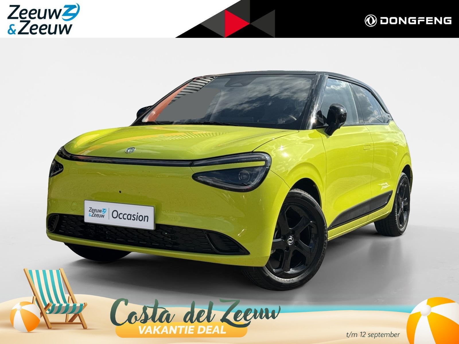 Dongfeng BOX Launch Edition 42 kWh | Demo | Blacklime | Zeer, Auto's, Dongfeng, Stof, 95 pk, Origineel Nederlands, 650 kg