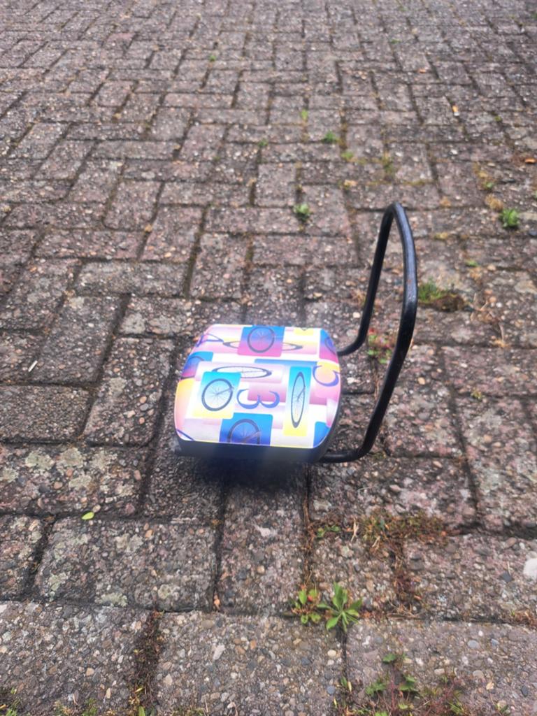 Fietsstoeltje voor achterop, kleurrijk, Ophalen