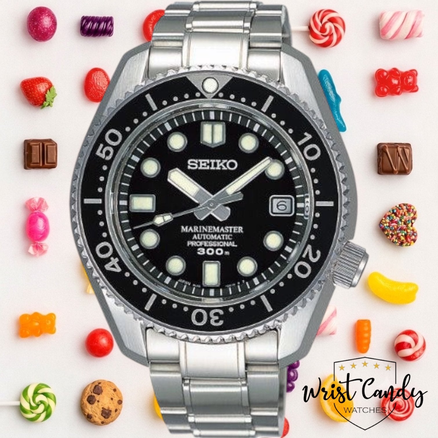 Seiko Marinemaster SBDX017 • full set 2017 • topstaat, Sieraden, Tassen en Uiterlijk, Horloges | Heren, Info@wristcandy.nl, Gebruikt