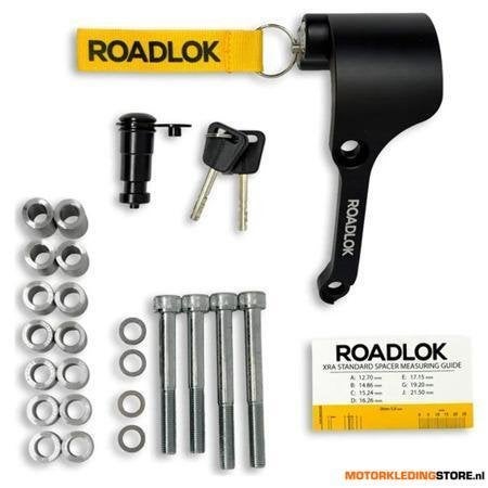 Roadlok XRA-100R 100mm Rechts BMW / HD Schijfremslot, Zwart, Ophalen of Verzenden, Nieuw met kaartje