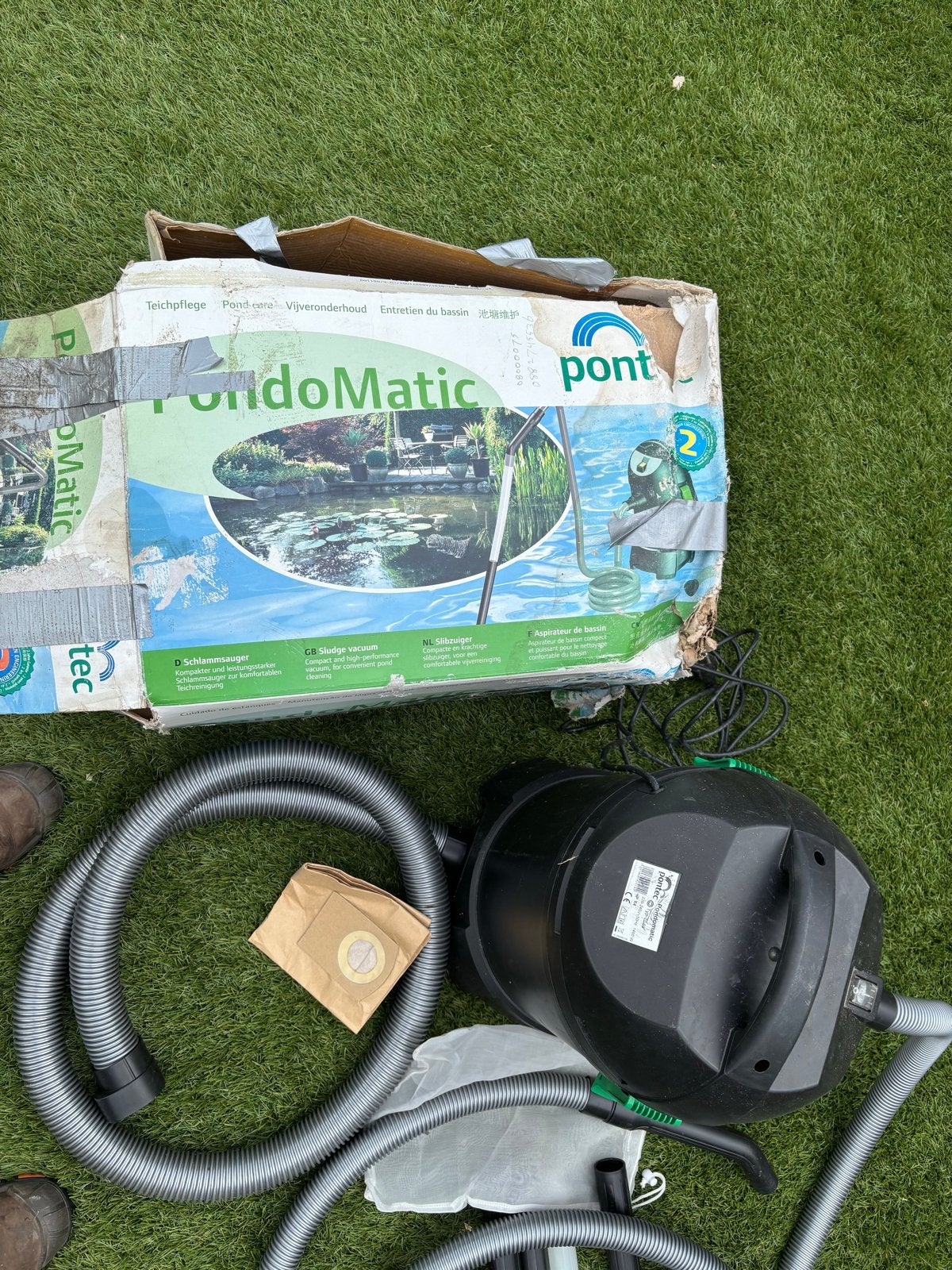 Pontec PondoMatic Vijverslibzuiger 1400W nieuw, Ophalen, Nieuw