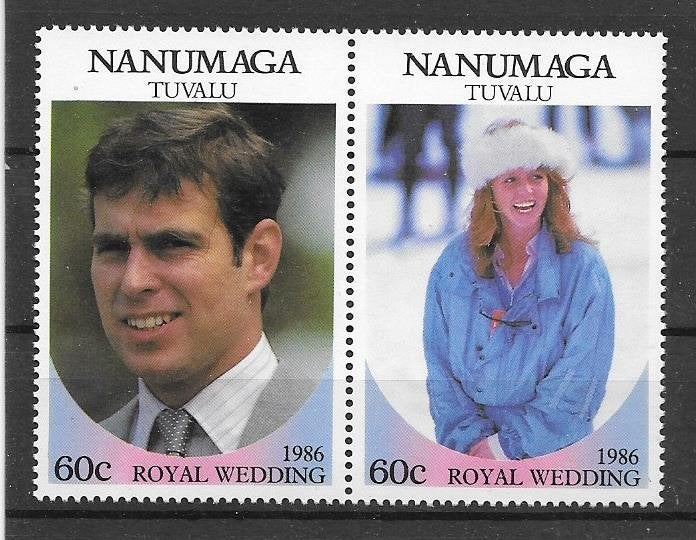 Nanumaga - Tuvalu 1986  Andrew & Sarah, Verzenden, Postfris
