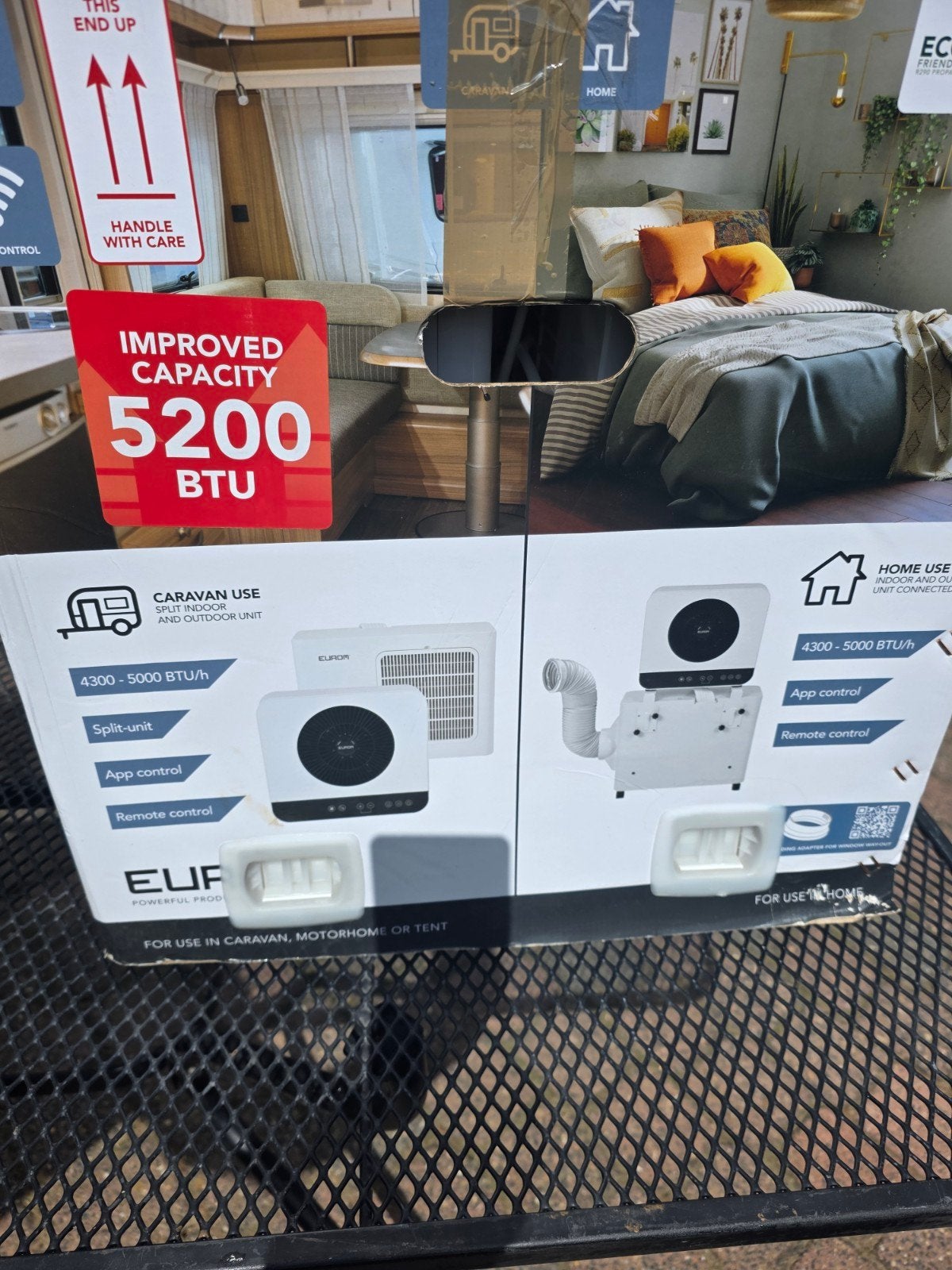 Eurom AC5201 Splitairco  Mobiele airco voor caravan en thuis, Ophalen of Verzenden, Zo goed als nieuw