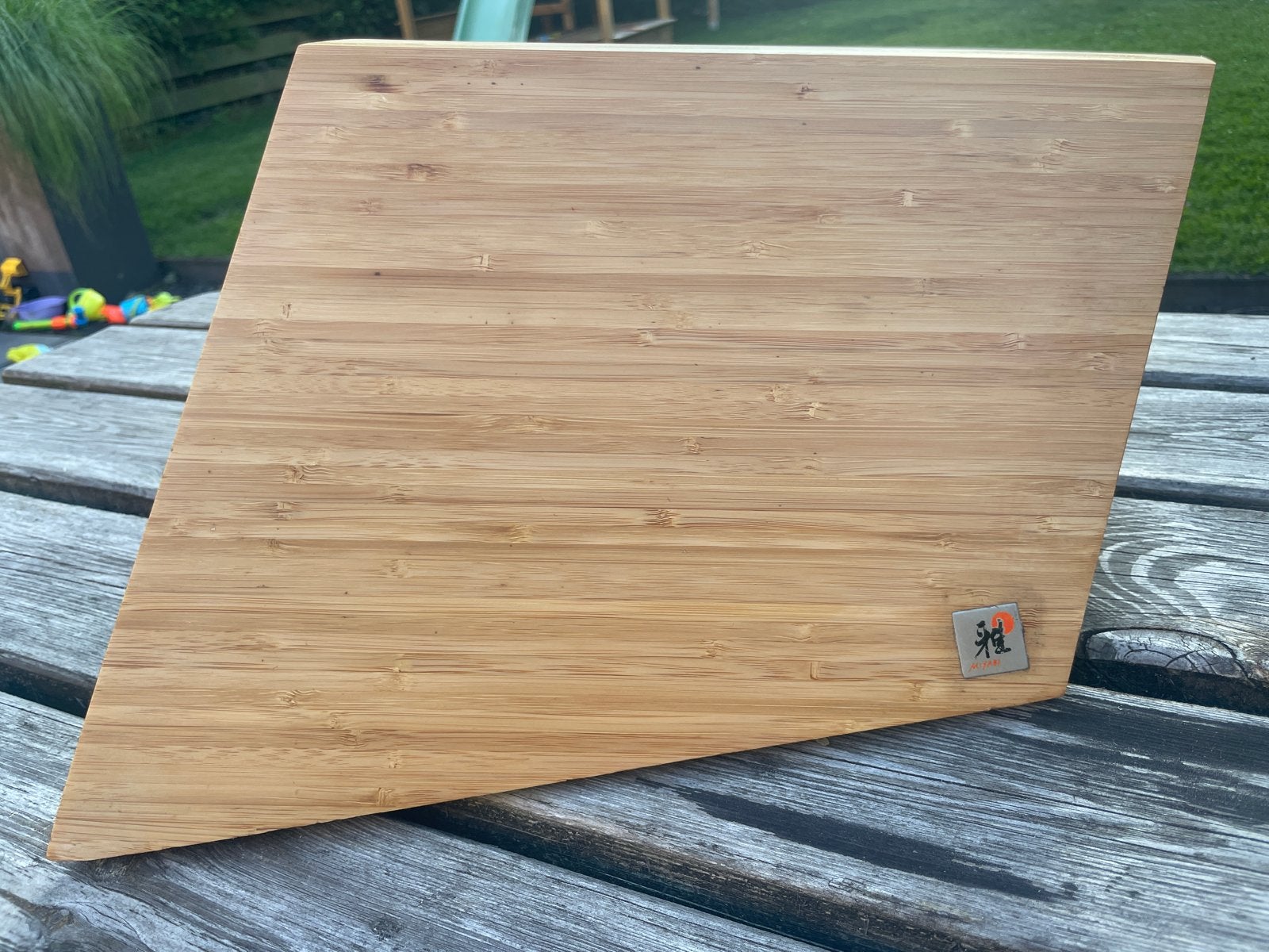 Miyabi messenblok hout magneet - Zo goed als nieuw, Huis en Inrichting, Overige typen, Hout, Ophalen of Verzenden, Zo goed als nieuw