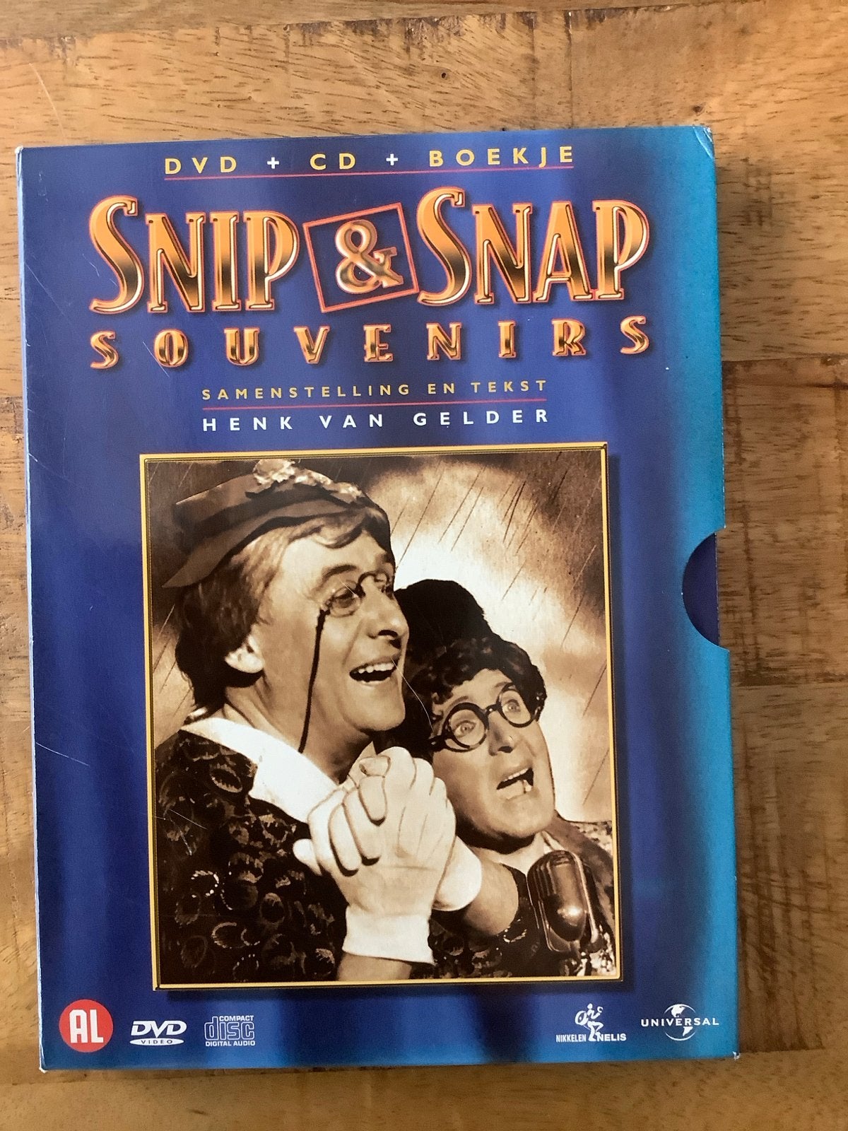 Snip & Snap Souvenirs DVD + CD + Boekje - Henk van Gelder, Alle leeftijden, Nederlands, Zo goed als nieuw, Inclusief boekje