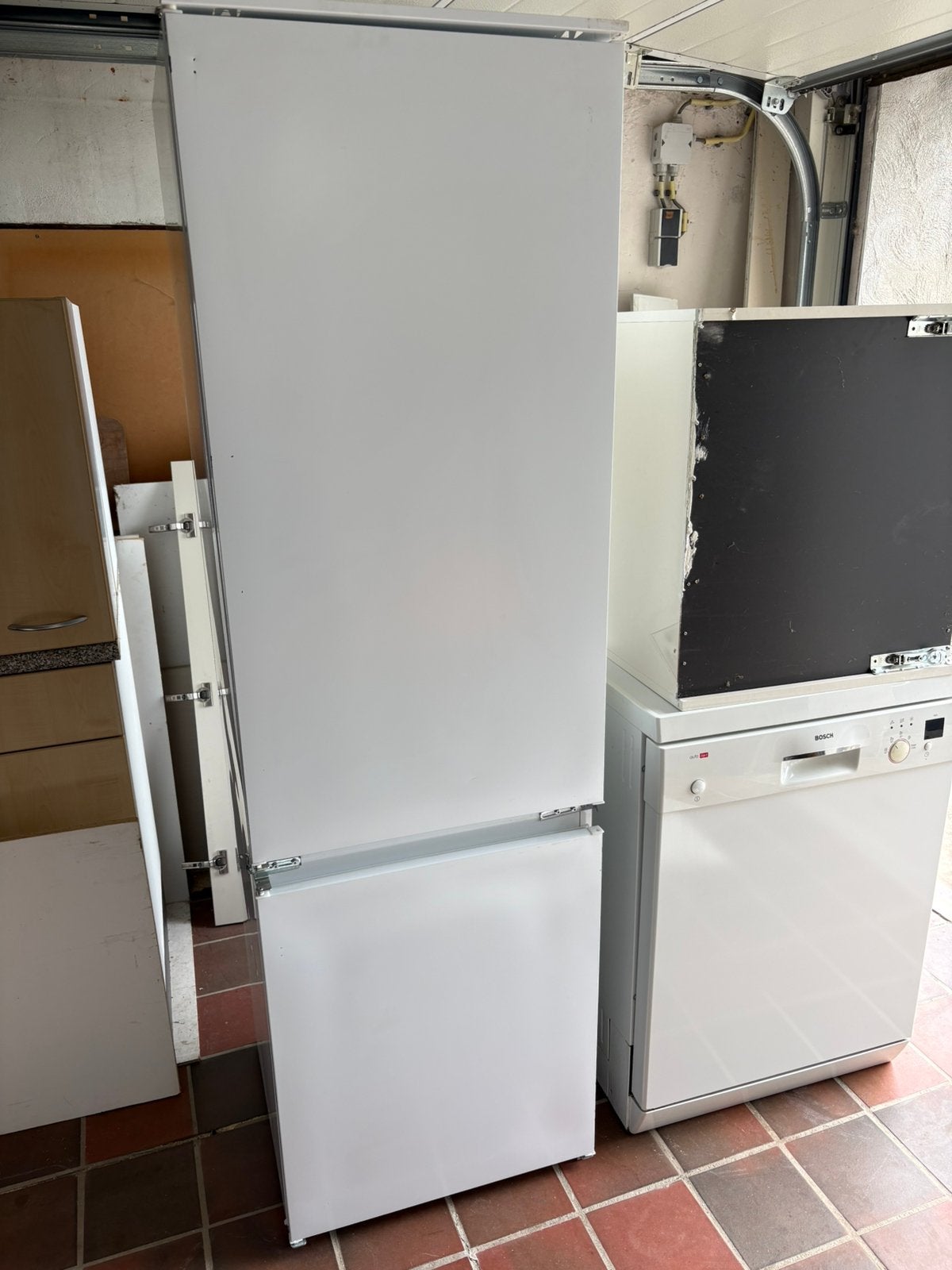 Koelvriescombinatie Zanussi, Ophalen, Gebruikt, 200 liter of meer, Met aparte vriezer