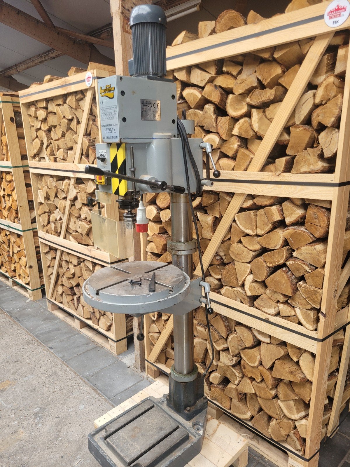 Huvema HU25TK  professionele Kolomboormachine, Ophalen, Variabele snelheid, Kolomboormachine, Gebruikt