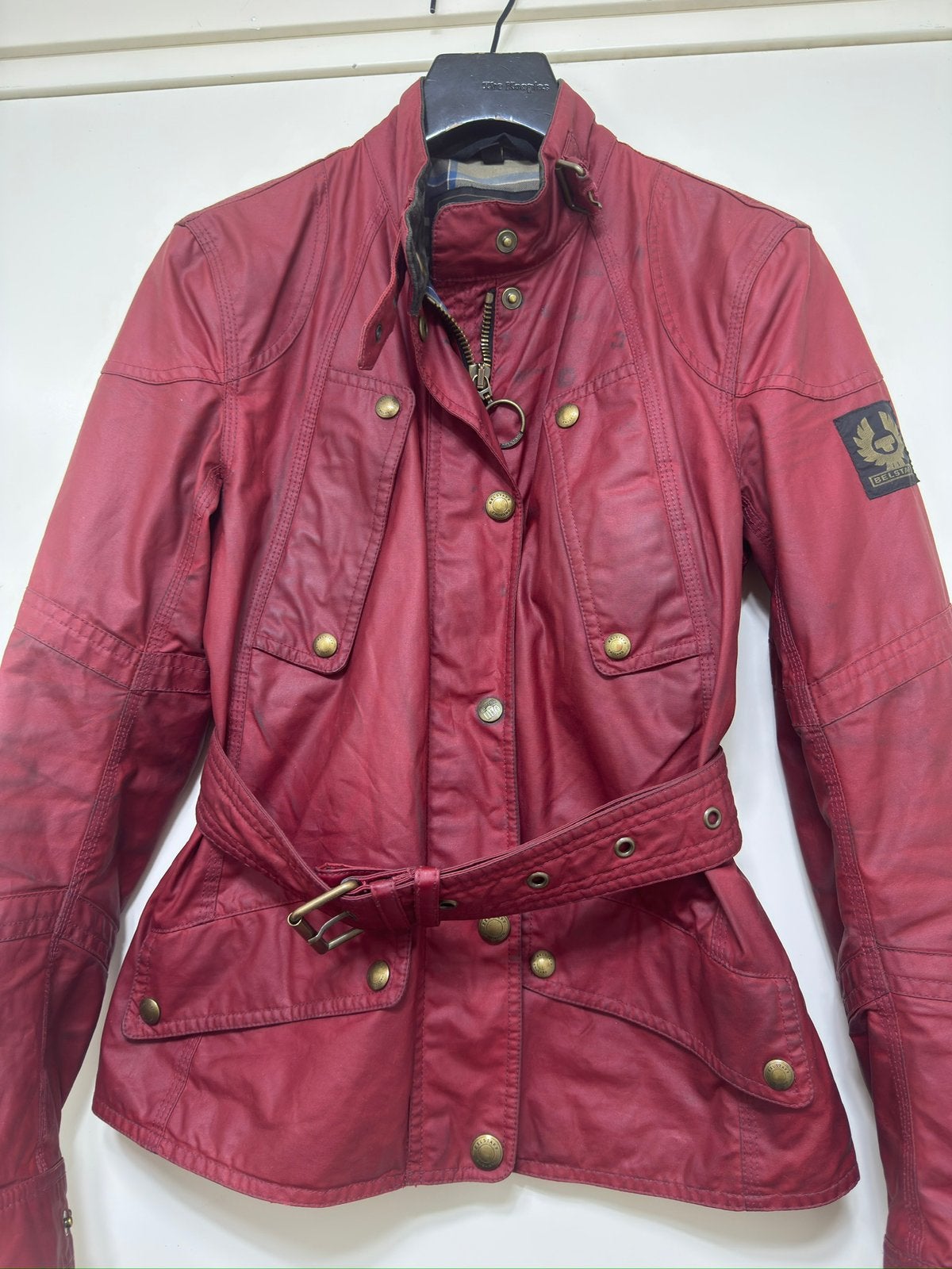 Belstaff Trialmaster damesjas, Ophalen of Verzenden, Zo goed als nieuw, Maat 42/44 (L)