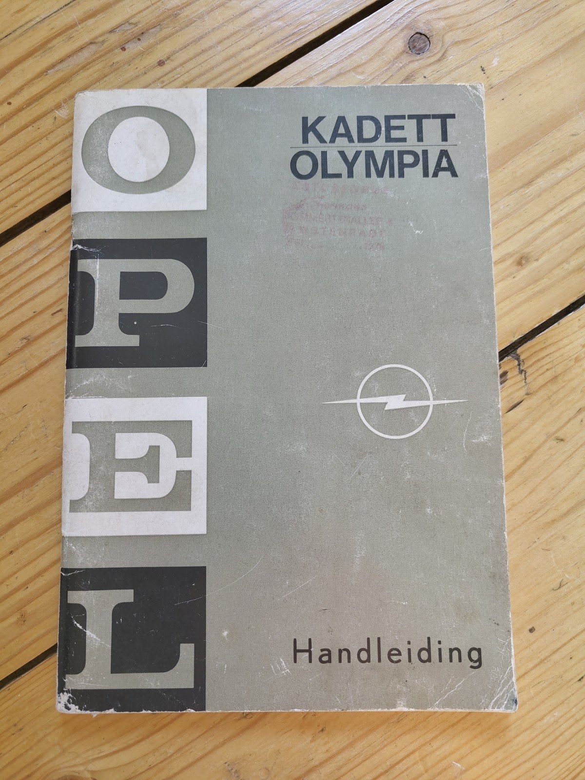 Opel Kadett Olympia Handleiding 1968, Ophalen of Verzenden