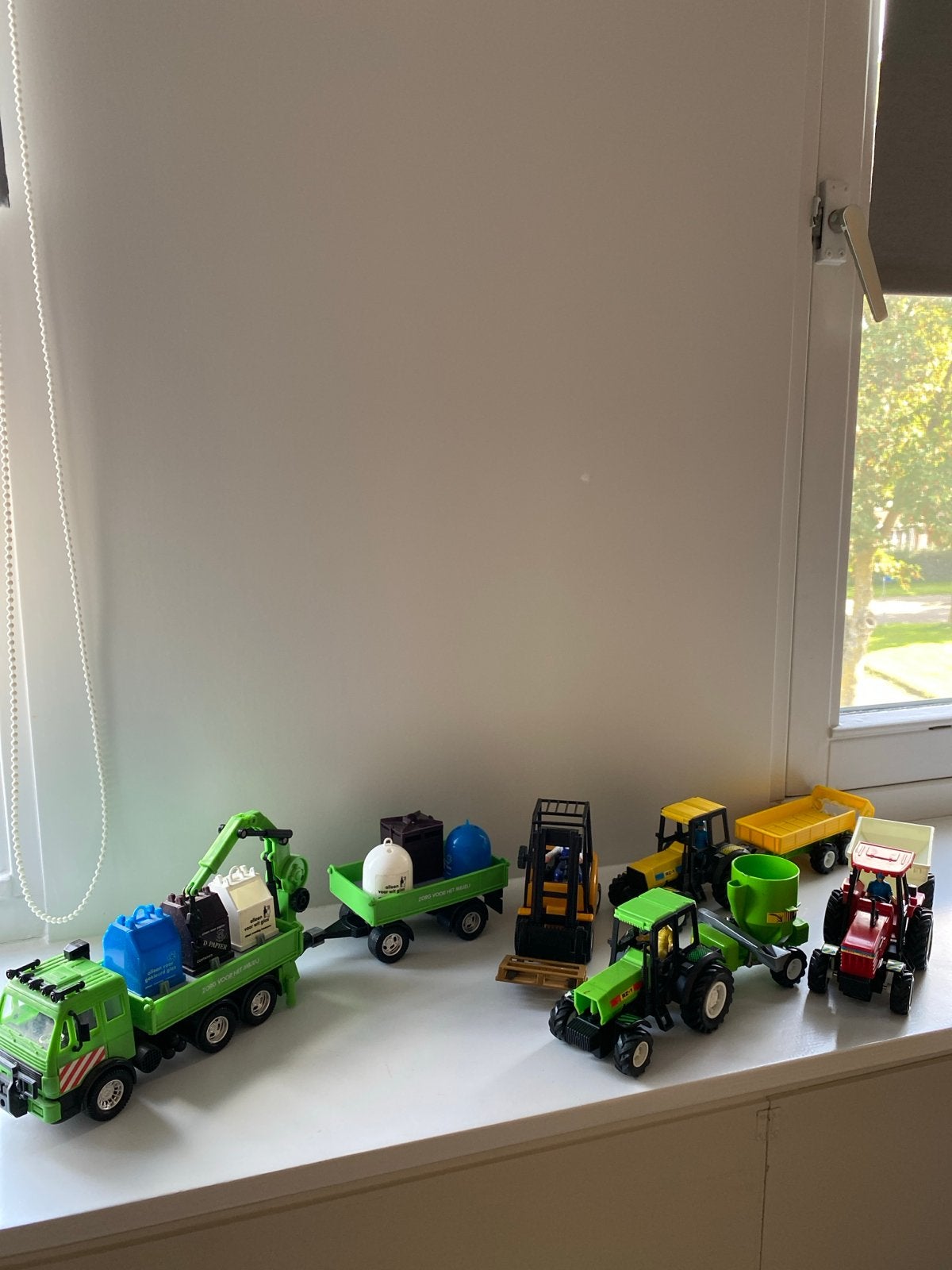 Speelgoed auto's en tractors set, Ophalen of Verzenden, Gebruikt