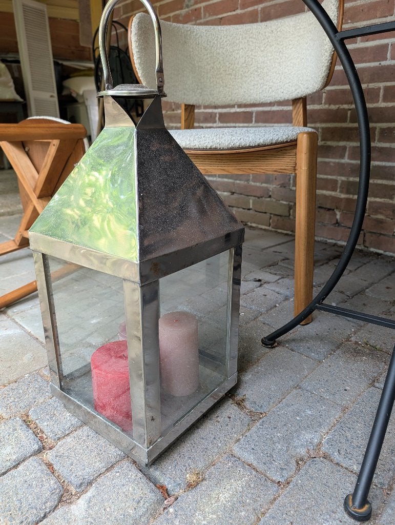 lantaarn, Ophalen, Gebruikt, Metaal, 25 tot 50 cm