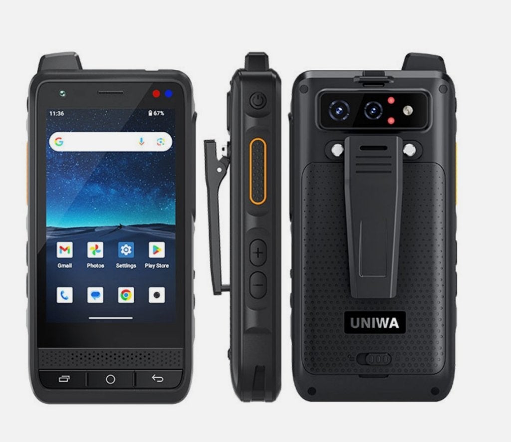 UNIWA W400 Android 15 Zello Real PTT, Verzenden, Nieuw, 15 km of meer, Portofoon of Walkie-talkie