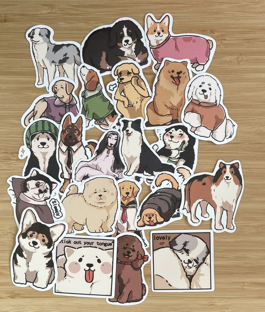 Honden stickers, Verzenden, Nieuw, Meerdere stickers