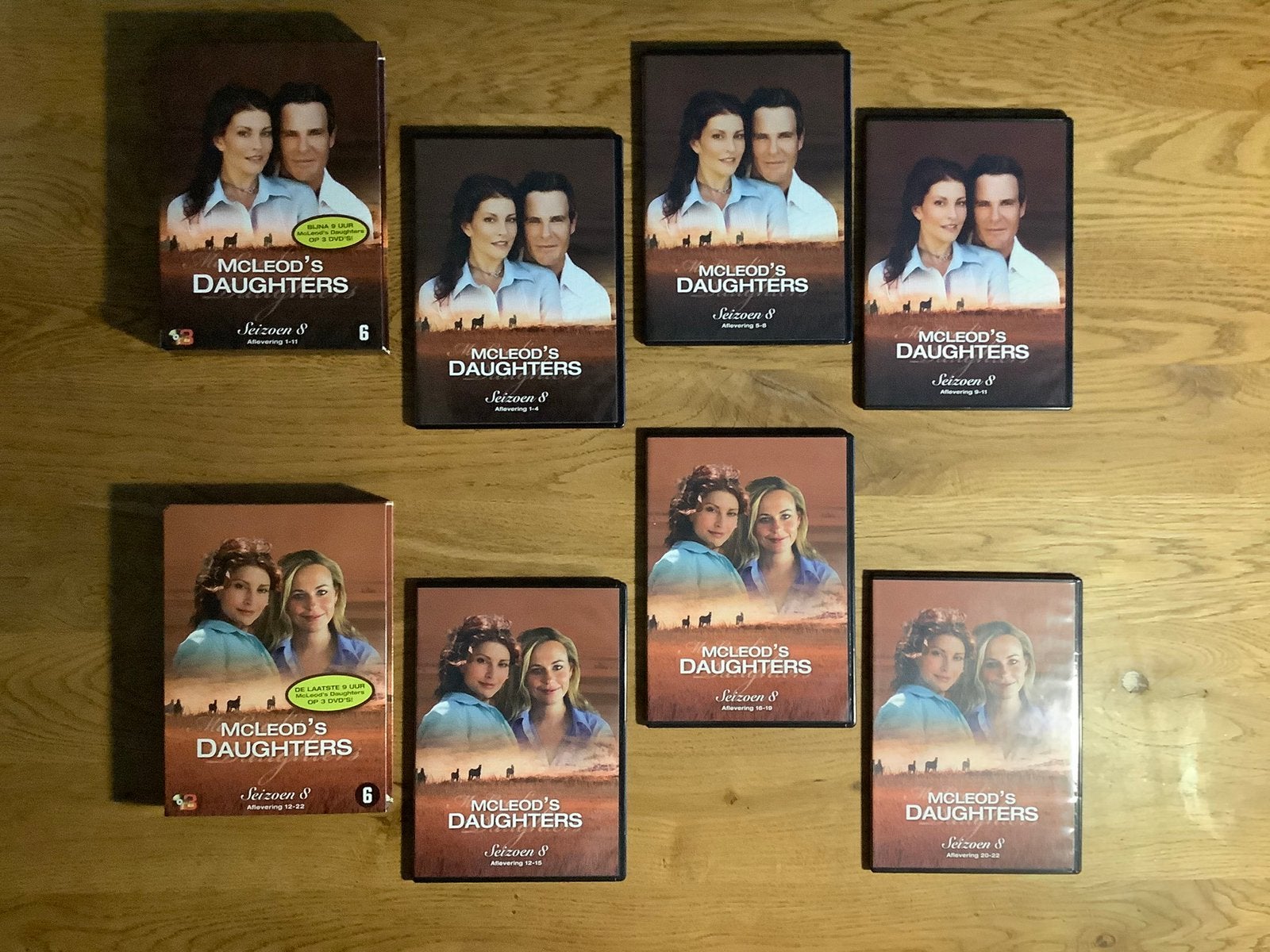 McLeod’s Daughters seizoen 8 Compleet 2 boxen totaal 6 dvds., Cd's en Dvd's, Dvd's | Tv en Series, Alle leeftijden, Ophalen of Verzenden