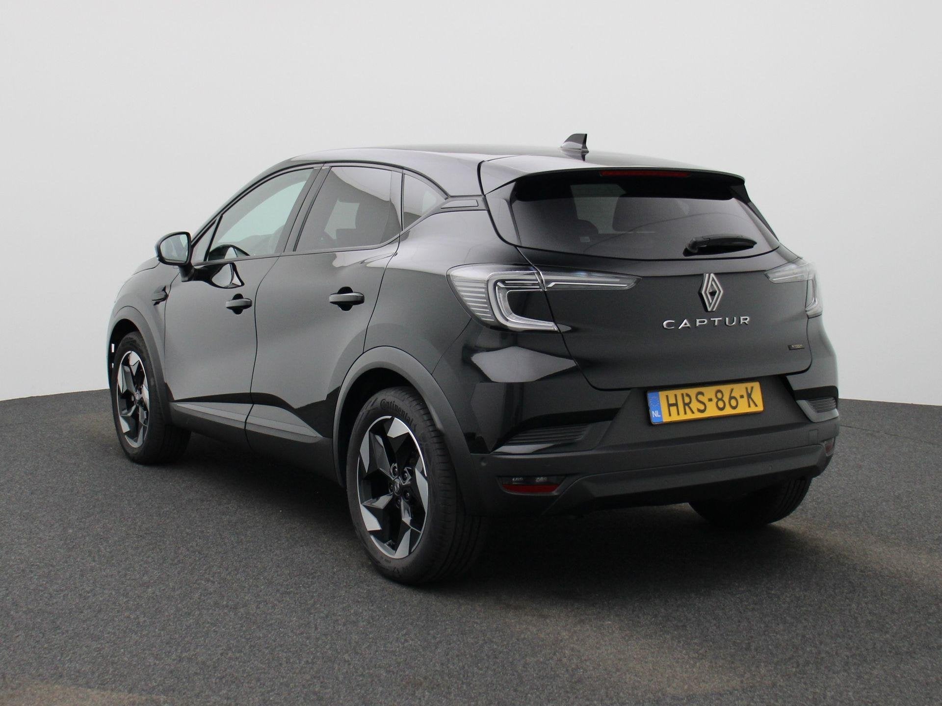 Renault Captur 1.6 E-Tech full hybrid 145 techno | Navigatie, Auto's, 1345 kg, Gebruikt, Zwart, Origineel Nederlands