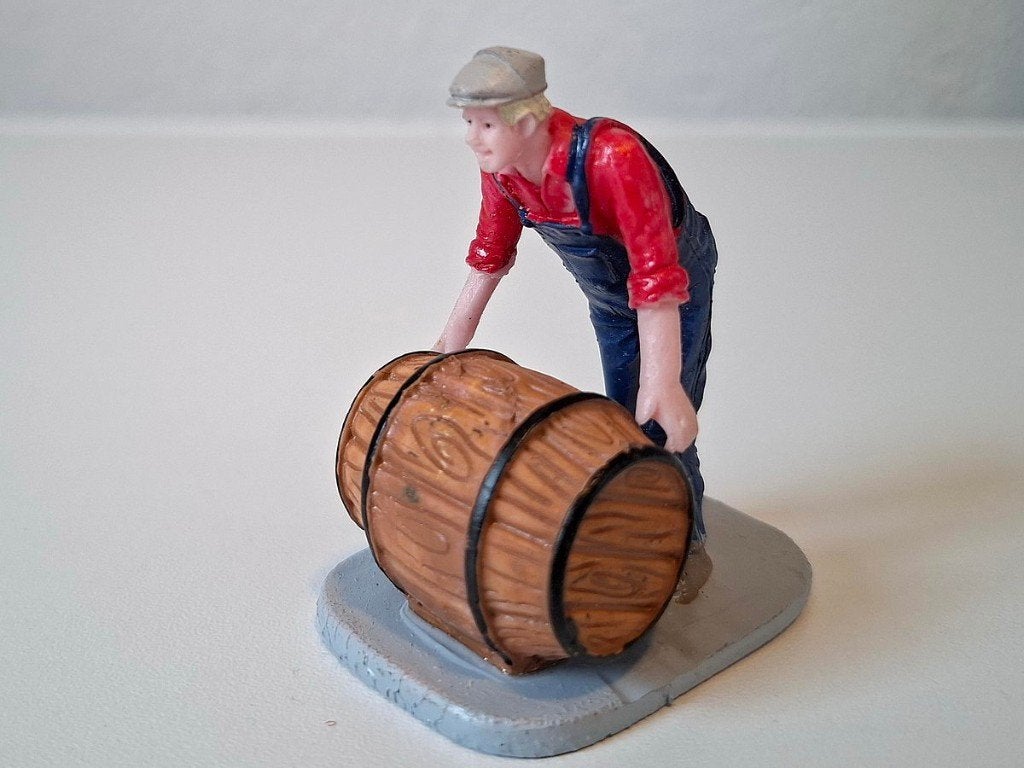 Kerst Biervat rollen Kerstfiguren, Diversen, Kerst, Ophalen, Gebruikt