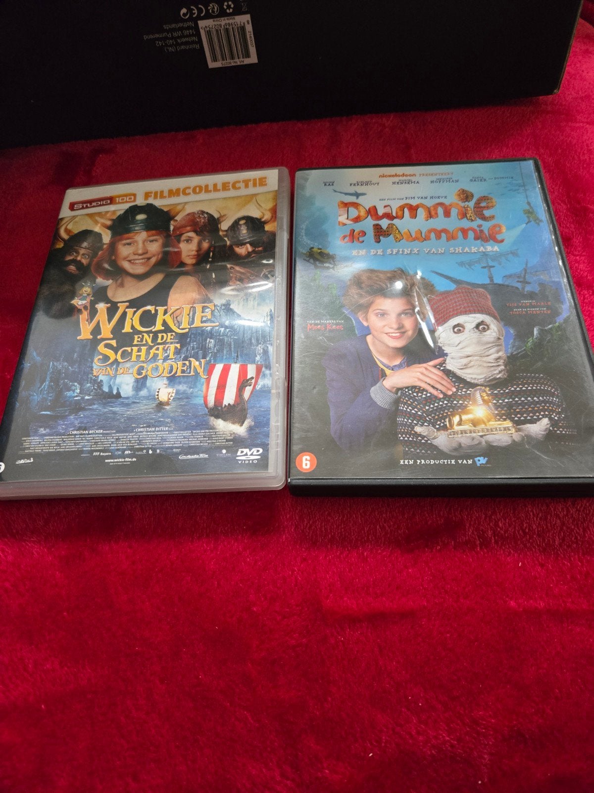 Wickie en Dummie de Mummie DVD's - Studio 100 Filmcollectie, Cd's en Dvd's, Avontuur, Gebruikt, Vanaf 6 jaar, Film