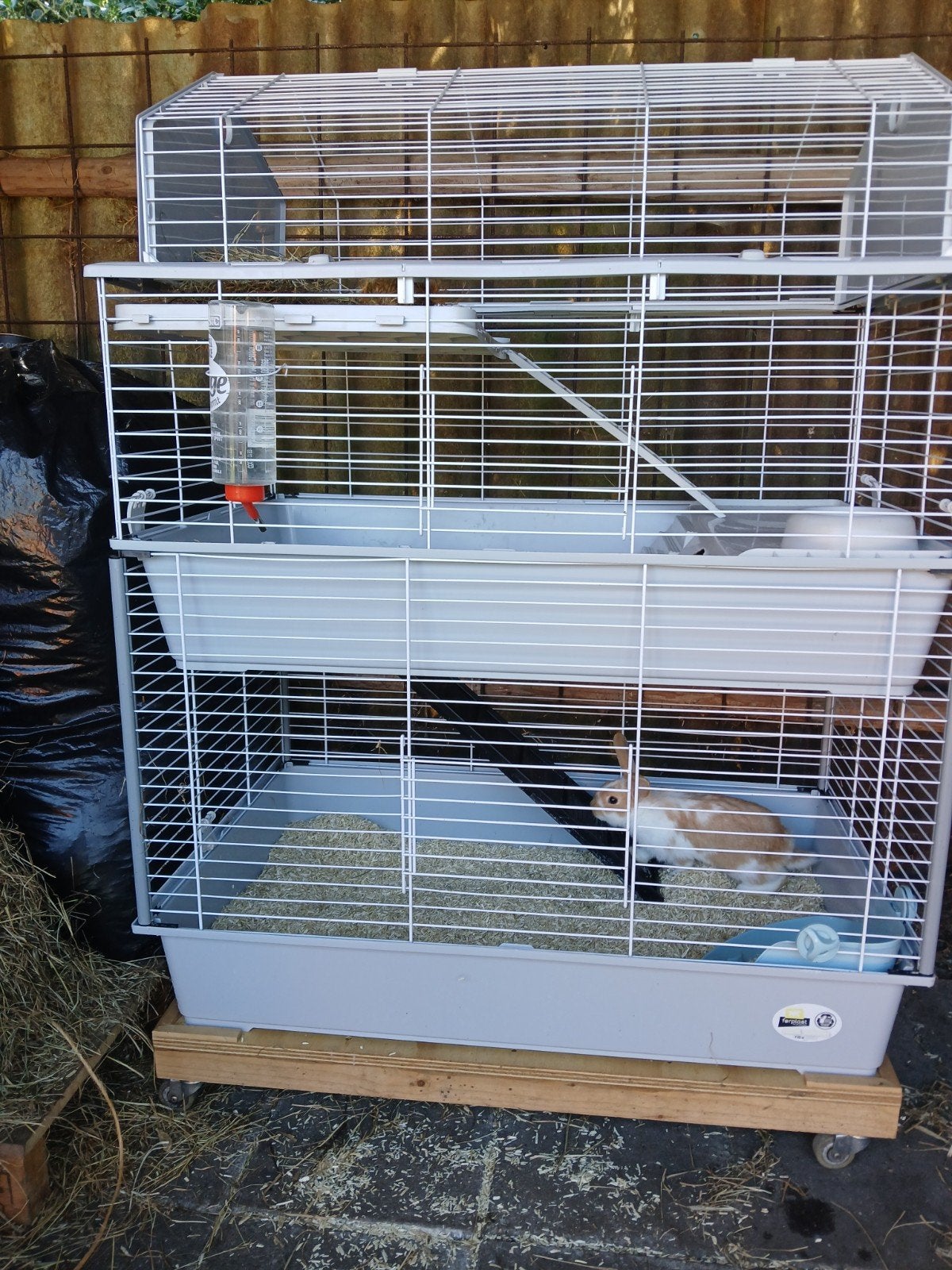 Ferplast konijnenhok 3 lagen, Dieren en Toebehoren, Ophalen, Kooi, 90 cm of meer, Fret