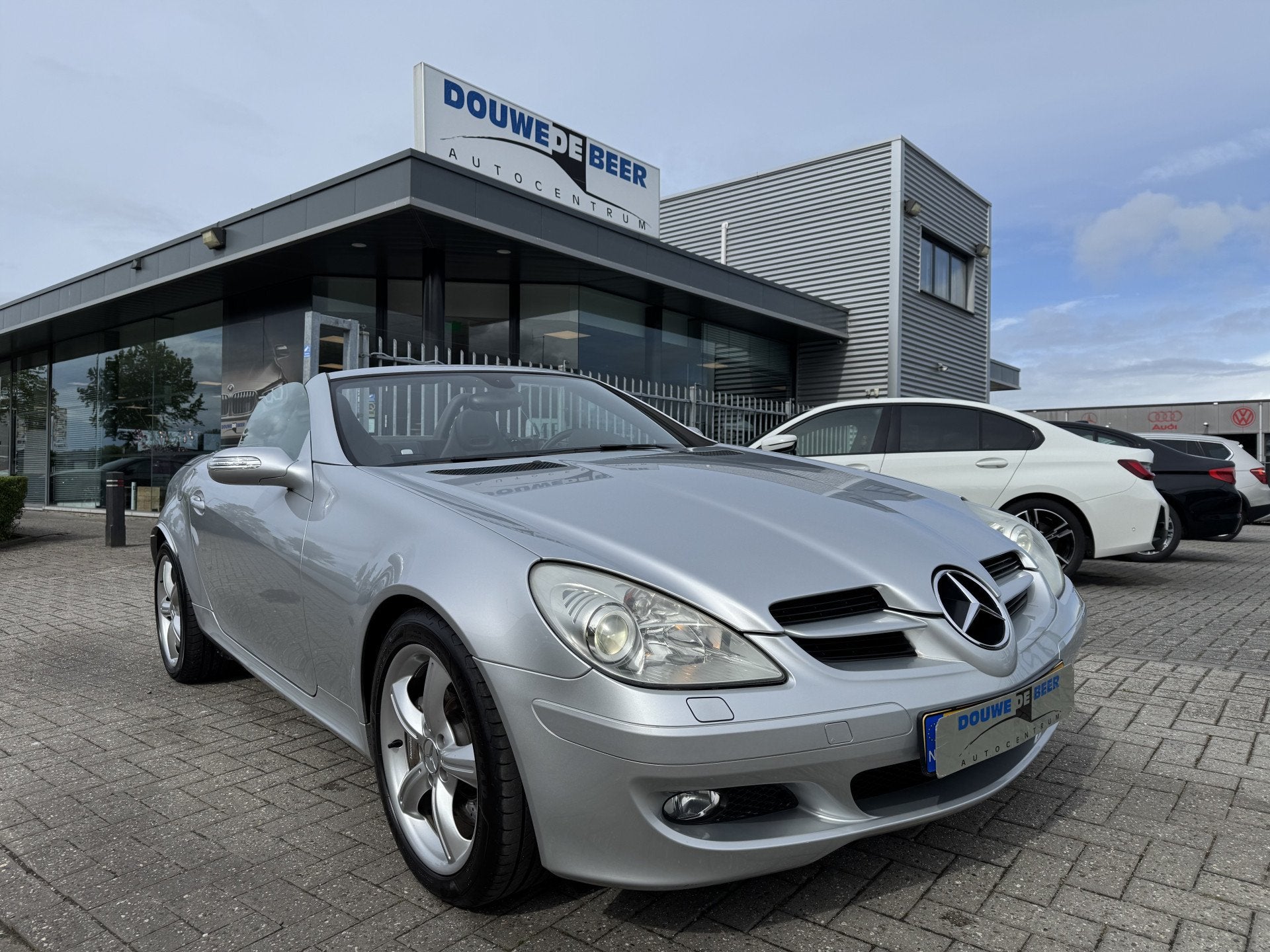 Mercedes-Benz SLK 350 6 cil Aut leer. harman kardon, stoel v, Auto's, Automaat, 12 maanden, Achterwielaandrijving, Gebruikt